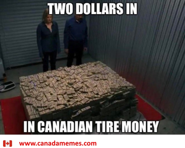 canadian tire money shirt